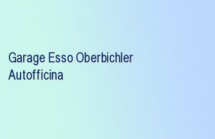 Garage Esso Oberbichler