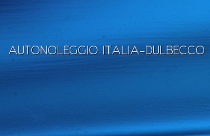 AUTONOLEGGIO ITALIA-DULBECCO