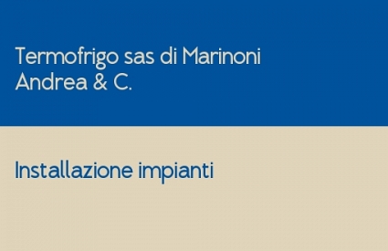 Termofrigo sas di Marinoni Andrea & C.