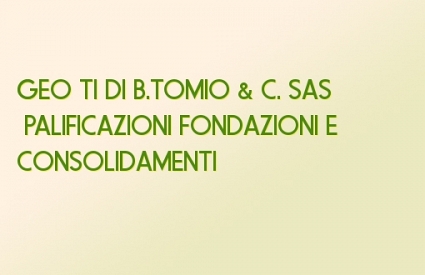 GEO TI DI B.TOMIO & C. SAS