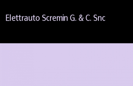 Elettrauto Scremin G. & C. Snc