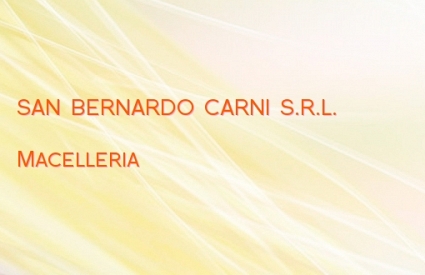 SAN BERNARDO CARNI S.R.L.