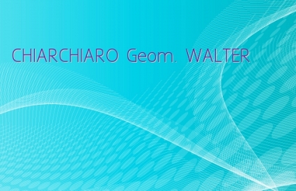 CHIARCHIARO Geom. WALTER