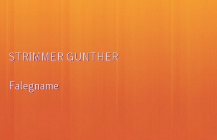 STRIMMER GUNTHER