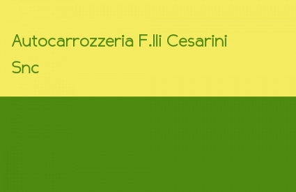 Autocarrozzeria F.lli Cesarini Snc