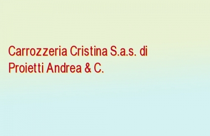 Carrozzeria Cristina S.a.s. di Proietti Andrea & C.