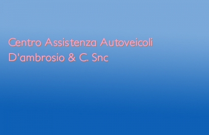 Centro Assistenza Autoveicoli D'ambrosio & C. Snc